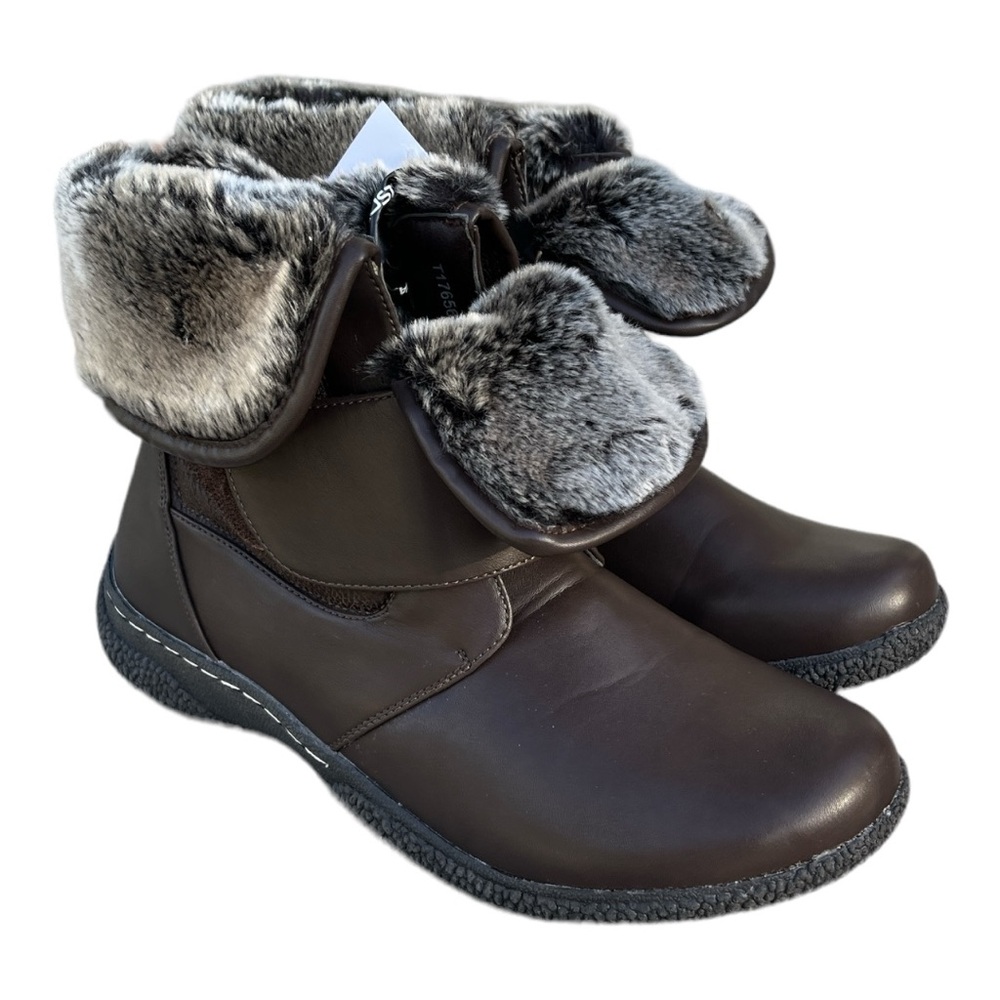 Wanderlust New Gill 2 Size 10W Warm Ankle Boot Lined Fur - Picture 2 of 8